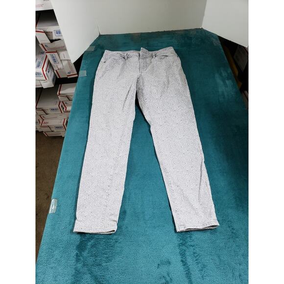 Loft Jeans Size 6 Womens Blue Stretch Pants Ladies Mid Rise Curvy Skinny Ankle - Picture 1 of 12
